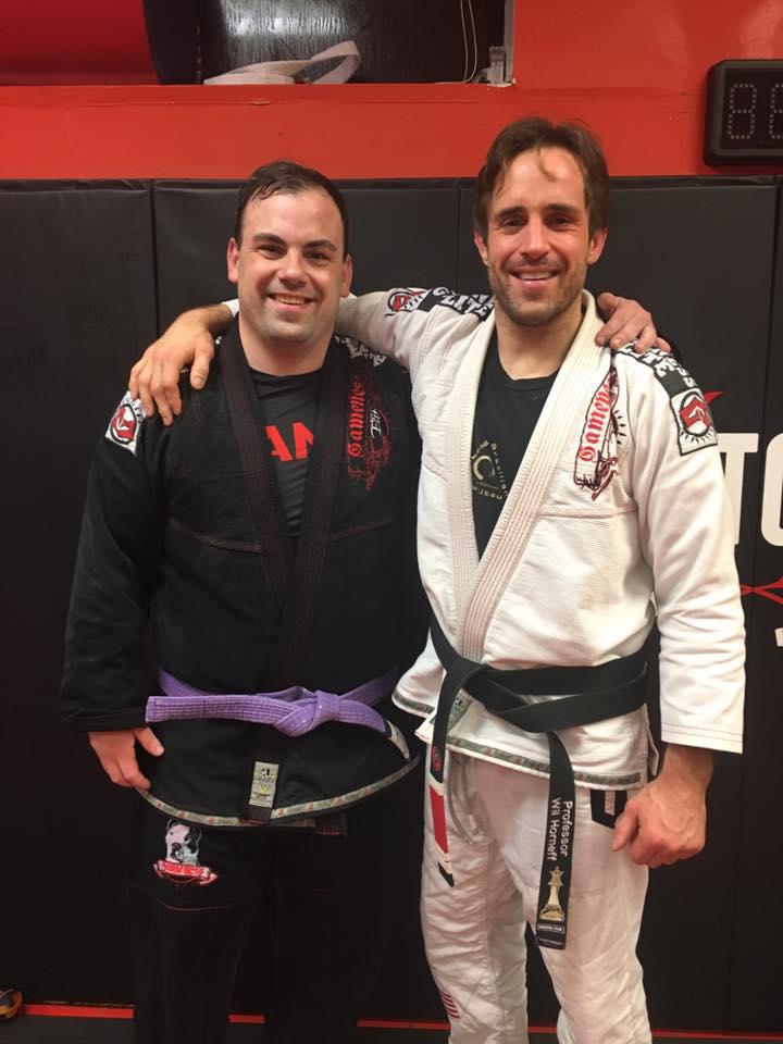 Jordan wolf being interviewed after he lost over 100lbs by training mma in nj